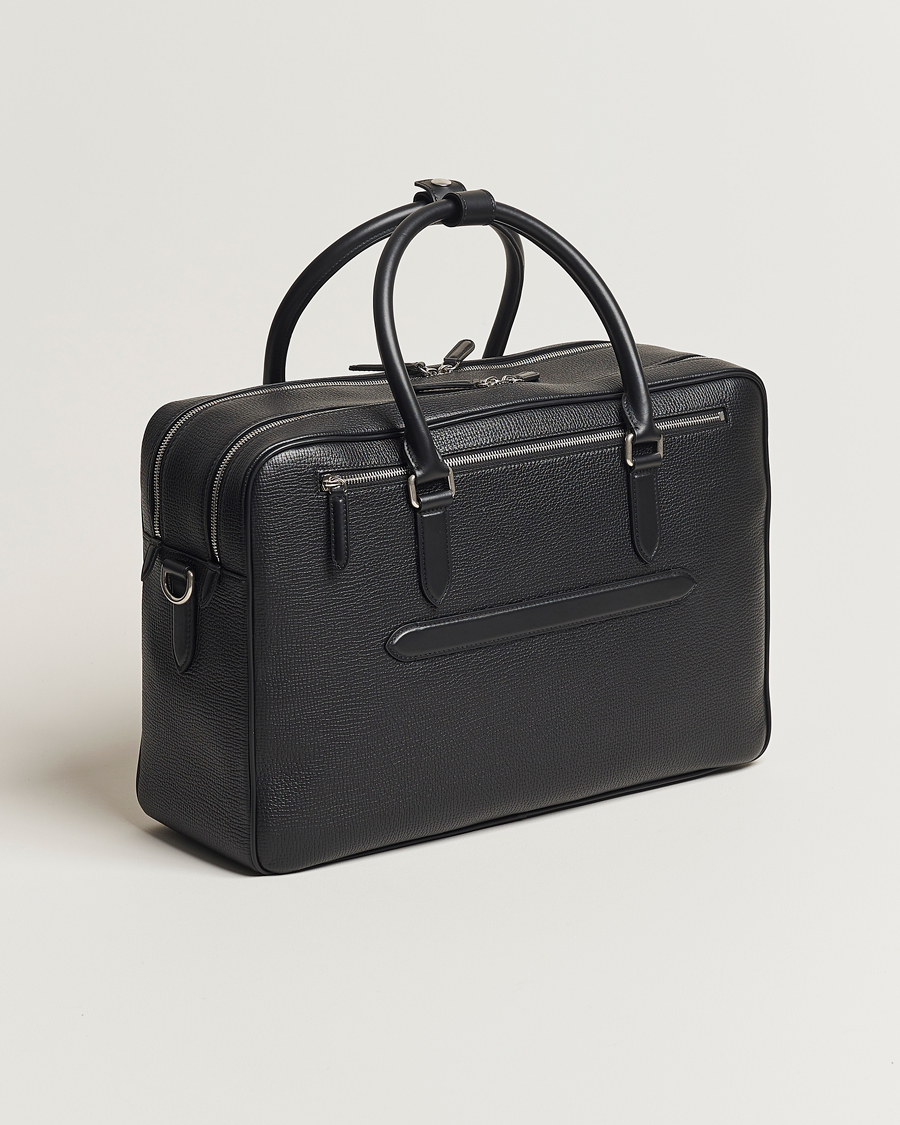 Herren | Taschen | Smythson | Ludlow 48 Hours Travel Bag Black