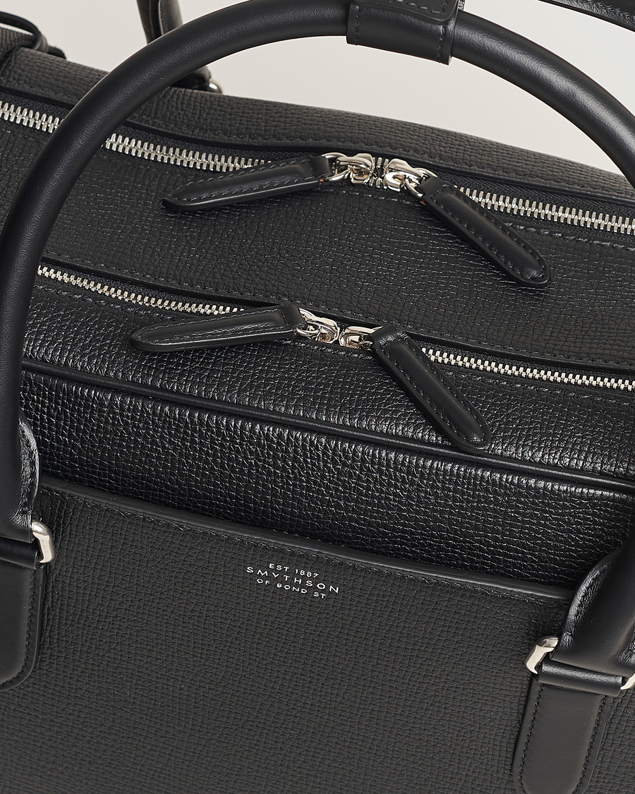 Herren | Taschen | Smythson | Ludlow 48 Hours Travel Bag Black