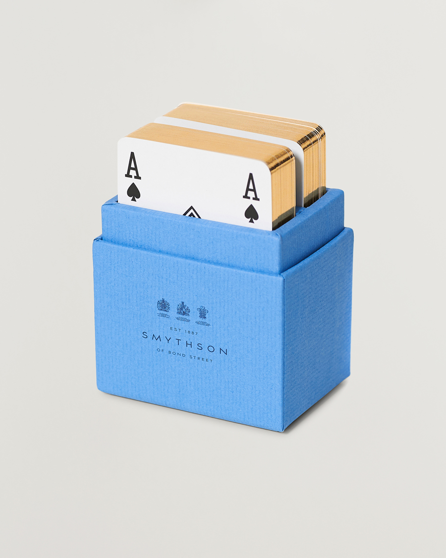 Herren | Für das Zuhause | Smythson | SmythsonPlaying CardNile Blue