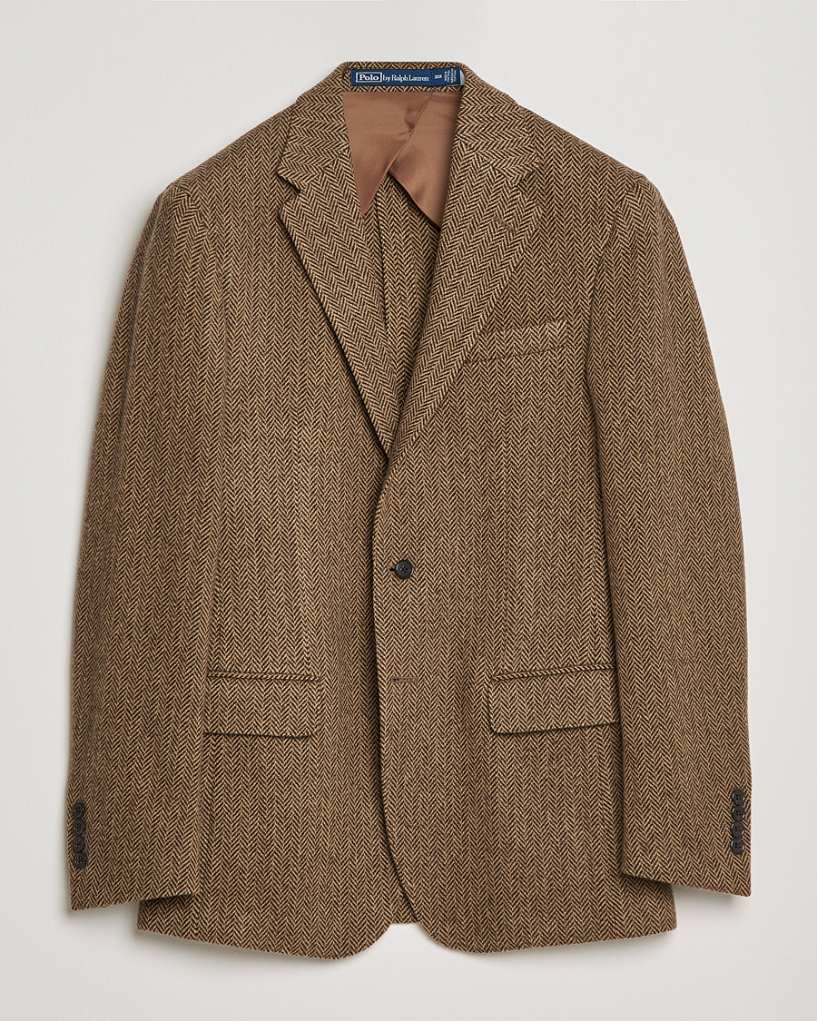 Herren | Sakkos | Polo Ralph Lauren | Herringbone Sportcoat Brown