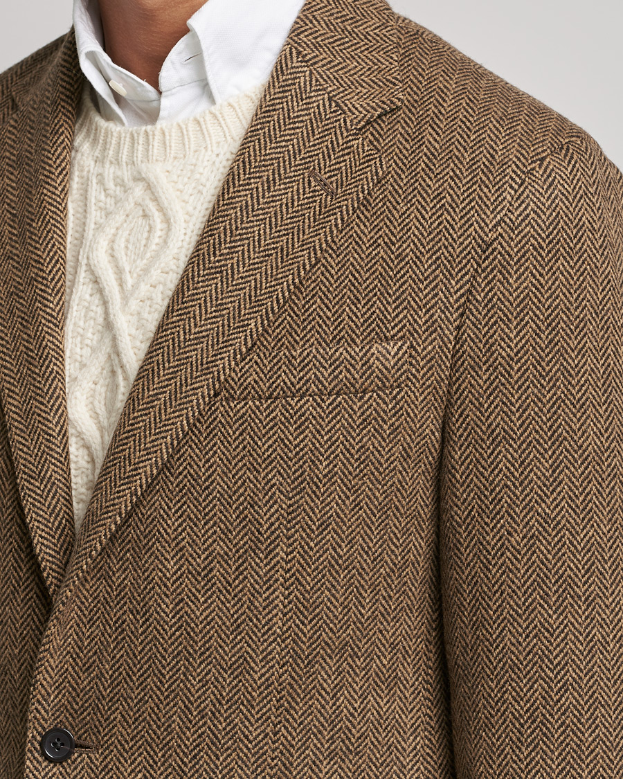 Herren | Sakkos | Polo Ralph Lauren | Herringbone Sportcoat Brown