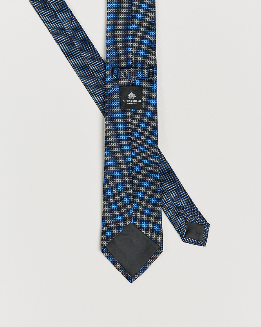 Herren | Amanda Christensen Box Set Silk 8 cm Paisley Tie And Pocket Square Navy | Amanda Christensen | Box Set Silk 8 cm Paisley Tie And Pocket Square Navy