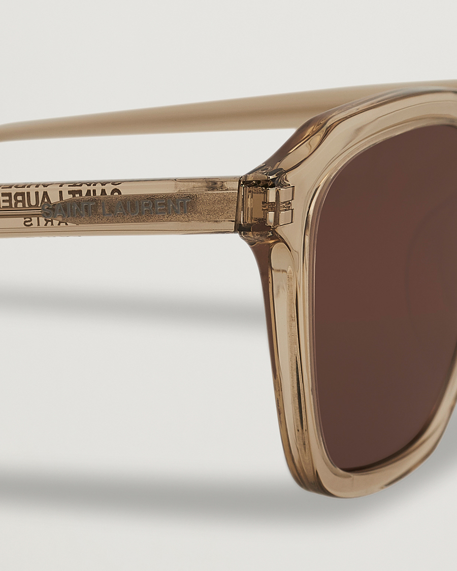 Herren | Saint Laurent SL 457 Sunglasses Yellow/Brown | Saint Laurent | SL 457 Sunglasses Yellow/Brown