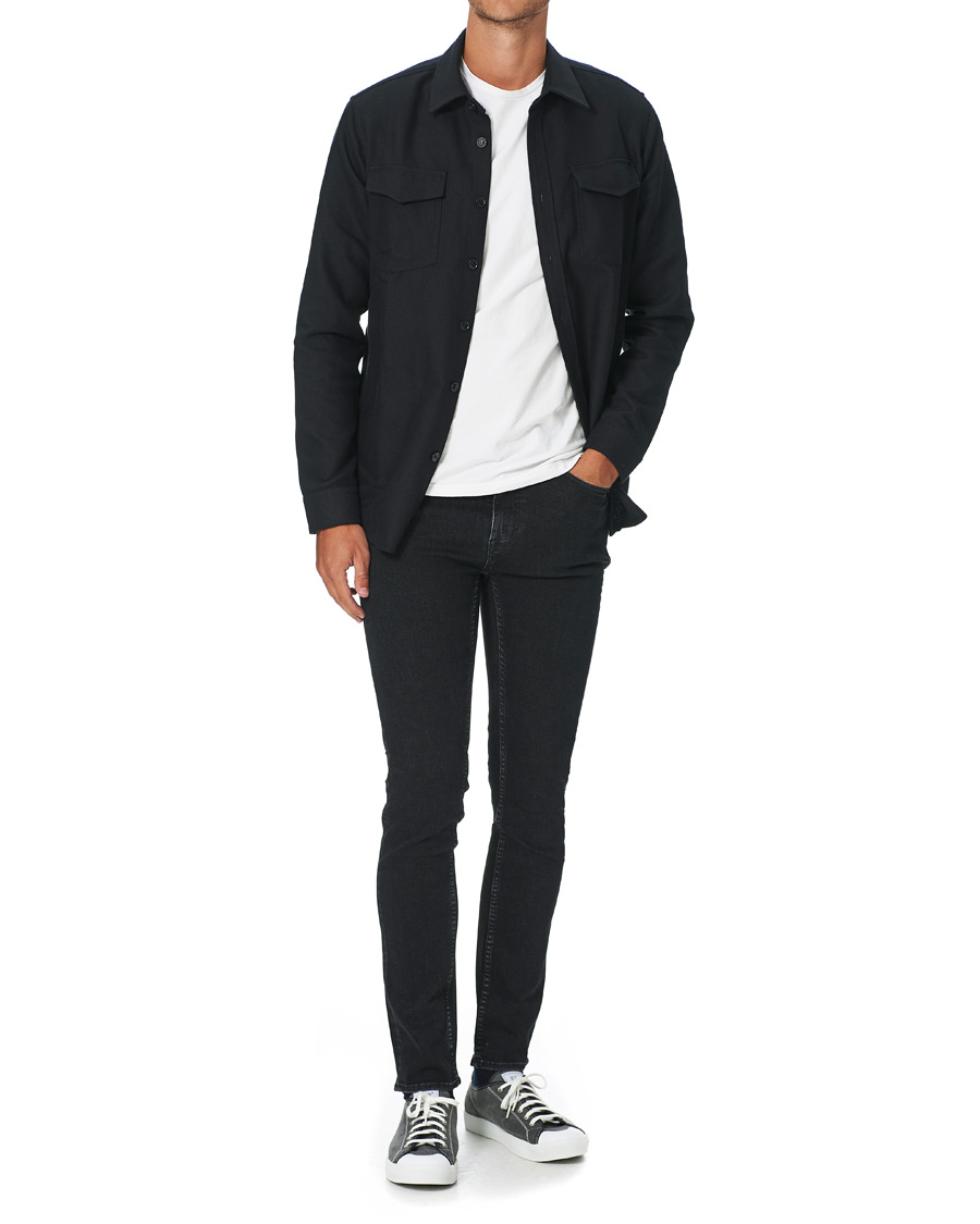 Herren | Jeans | Tiger of Sweden | Leon Superstretch Jeans Black Lead