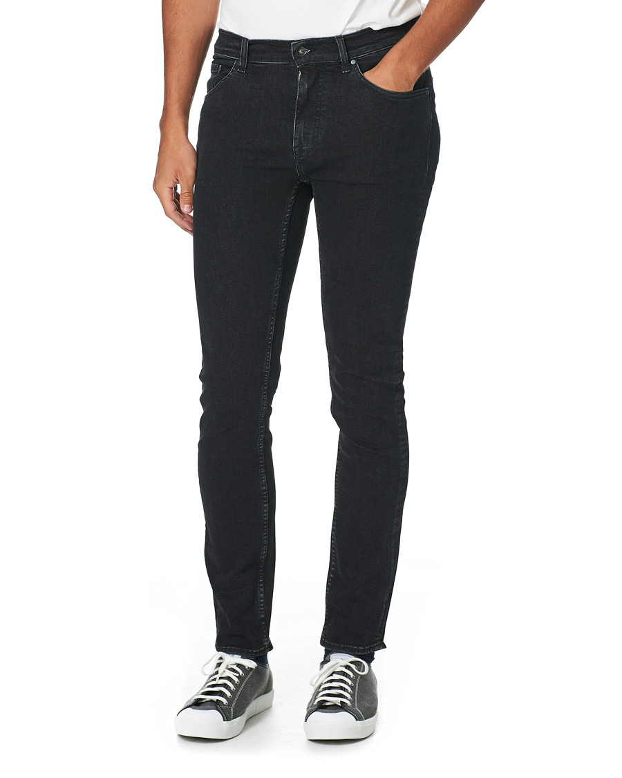 Herren | Jeans | Tiger of Sweden | Leon Superstretch Jeans Black Lead