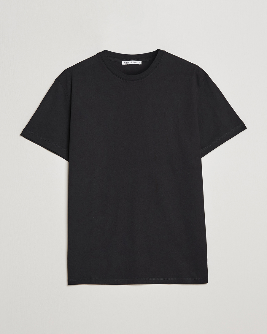 Herren | T-Shirts | Tiger of Sweden | Dillan Cotton Tee Black