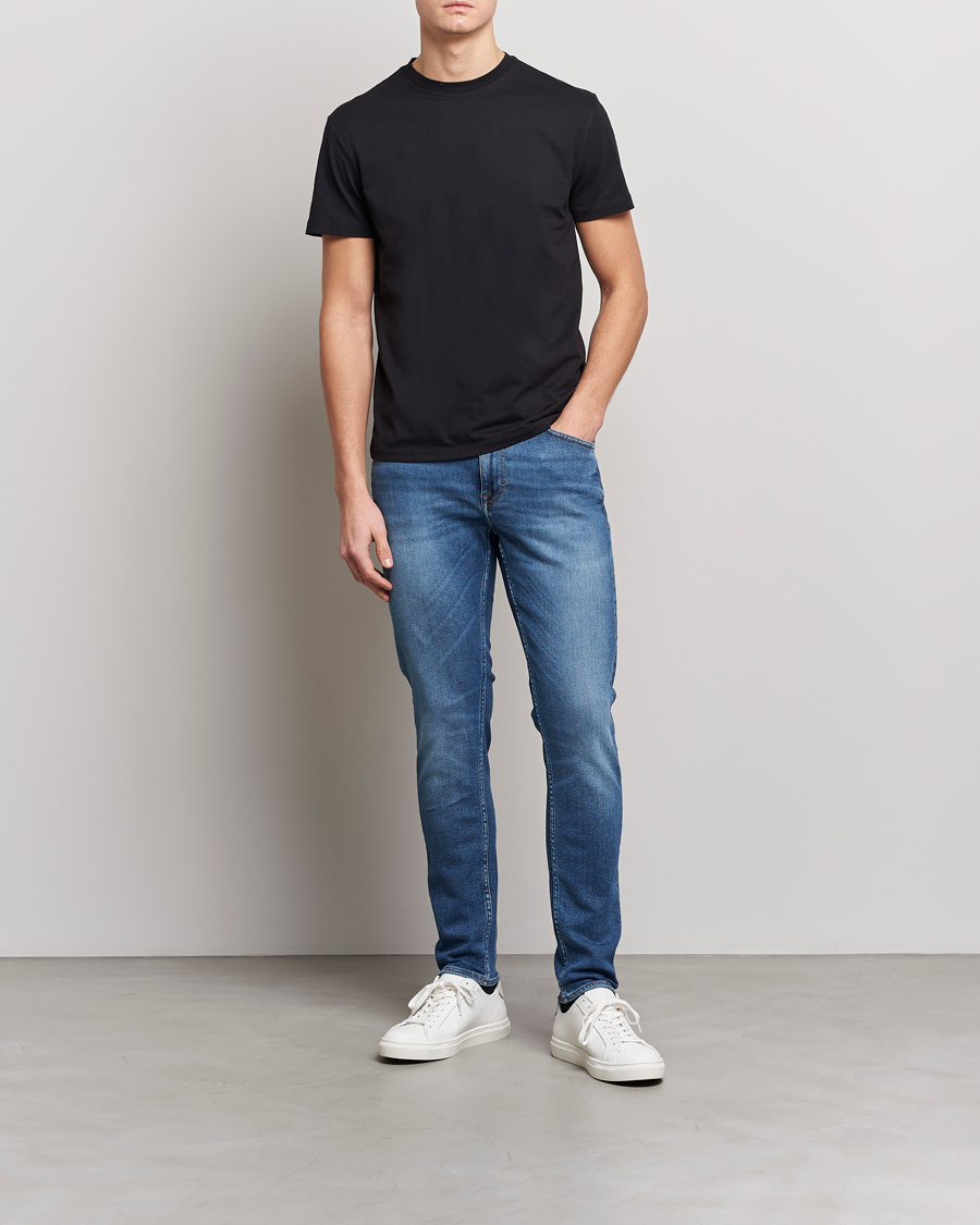 Herren | T-Shirts | Tiger of Sweden | Dillan Cotton Tee Black