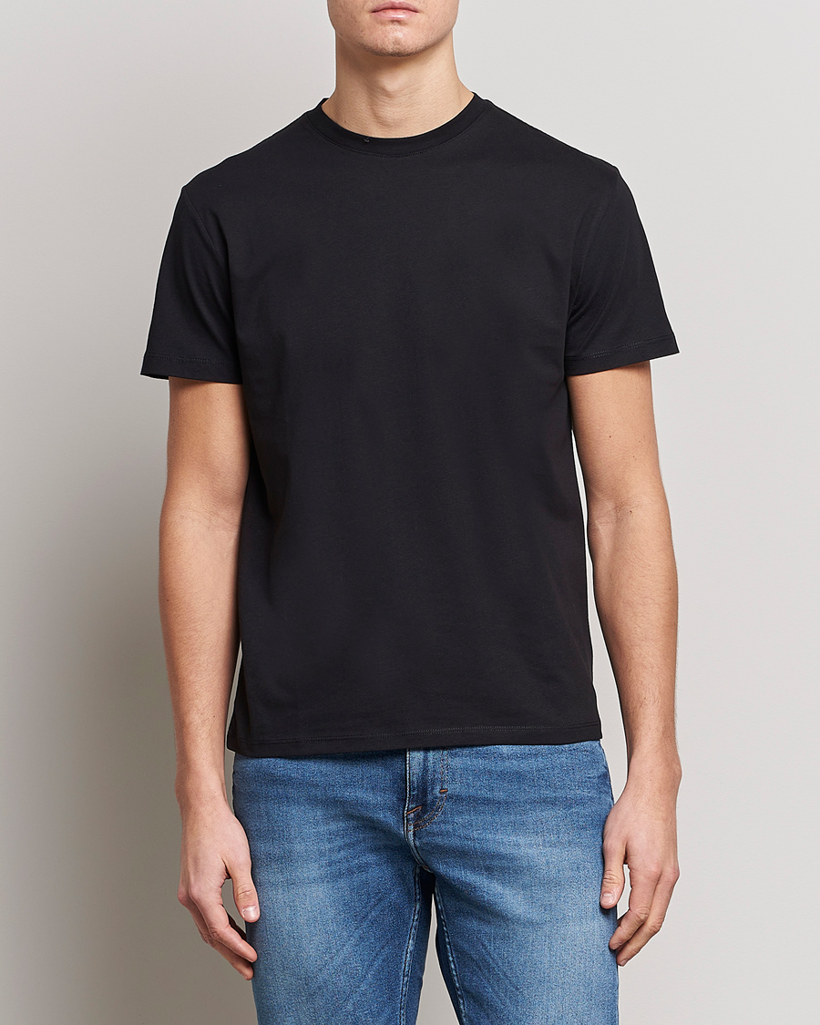 Herren | T-Shirts | Tiger of Sweden | Dillan Cotton Tee Black