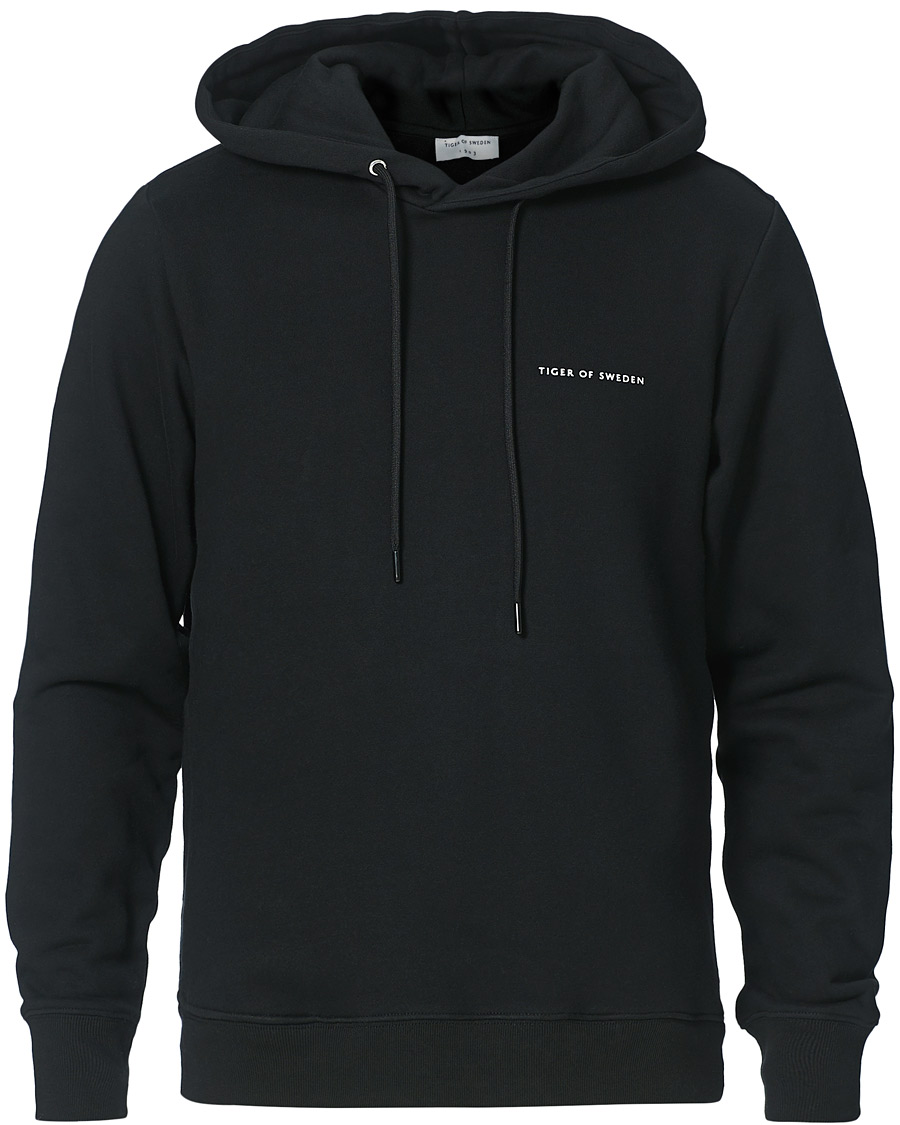 Herren | Pullover | Tiger of Sweden | Dominick Cotton Hoodie Black