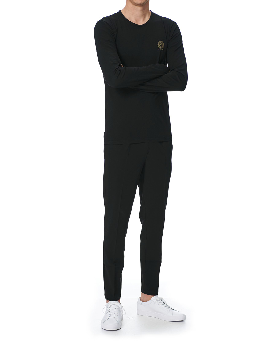 Herren | T-Shirts | Versace | Medusa Long Sleeve Tee Black