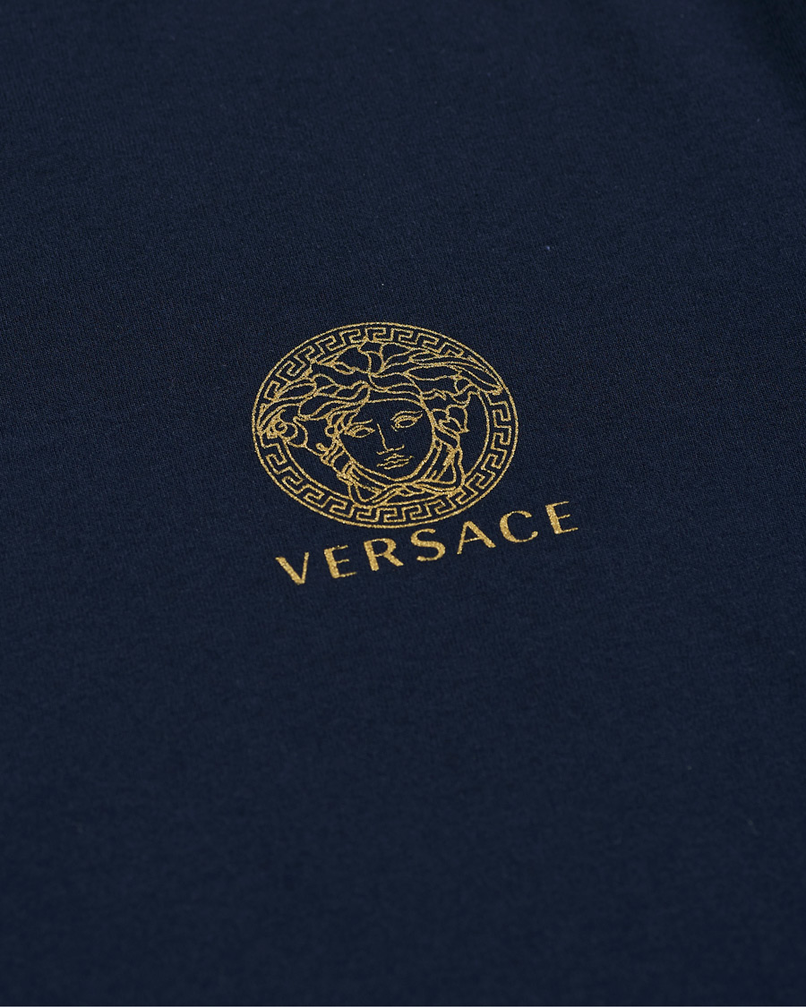 Herren | T-Shirts | Versace | Medusa Long Sleeve Tee Navy