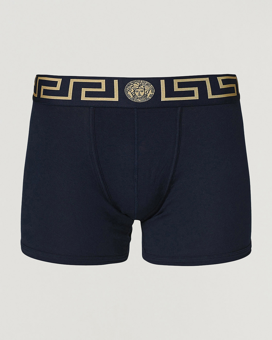 Herren | Unterwäsche | Versace | Greca Boxer Briefs Navy
