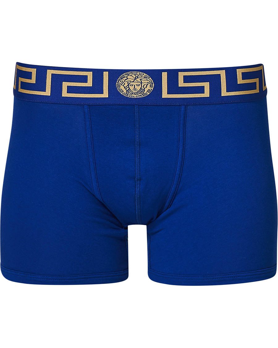 Herren | Unterwäsche | Versace | Greca Boxer Briefs Blue