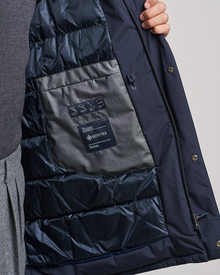 Herren | Jacken | Herno | Laminar Goretex Car Coat Navy
