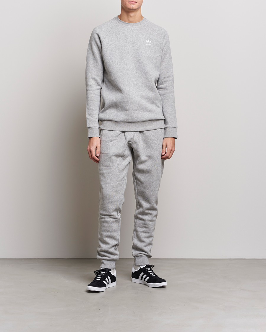 Herren | Pullover | adidas Originals | Essential Trefoil Sweatshirt Grey