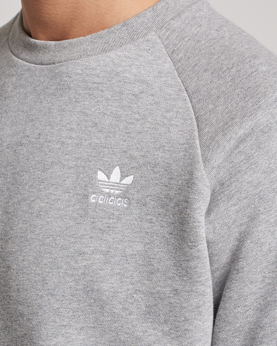 Herren | Pullover | adidas Originals | Essential Trefoil Sweatshirt Grey