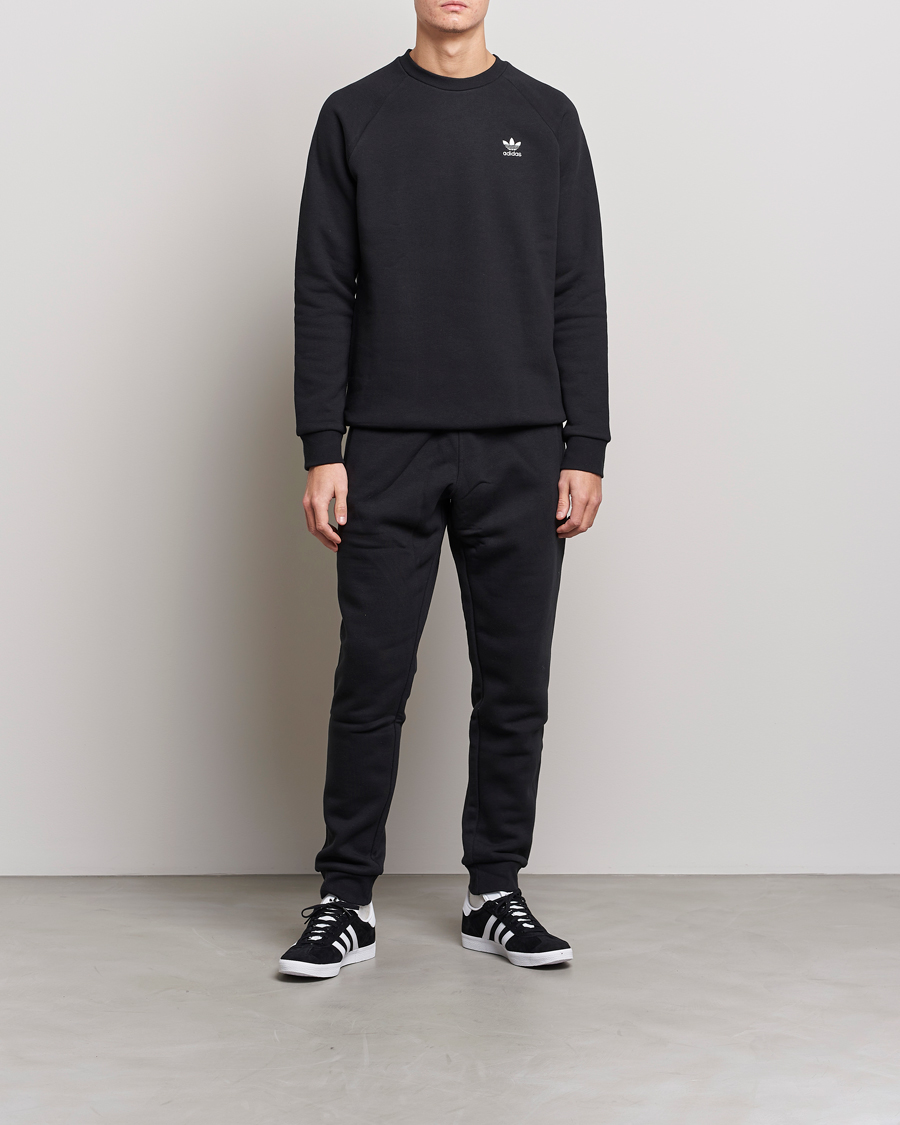 Herren | Pullover | adidas Originals | Essential Trefoil Sweatshirt Black