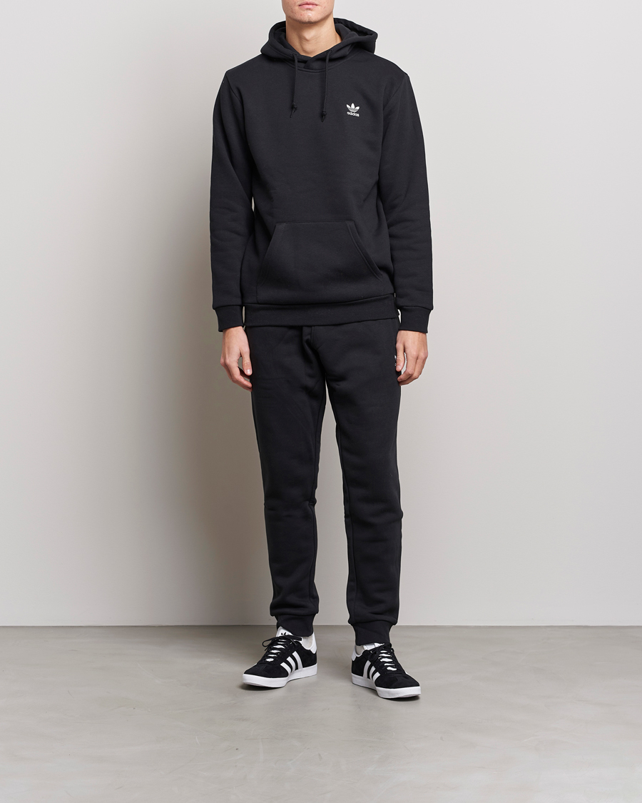 Herren | Pullover | adidas Originals | Essential Trefoil Hoodie Black