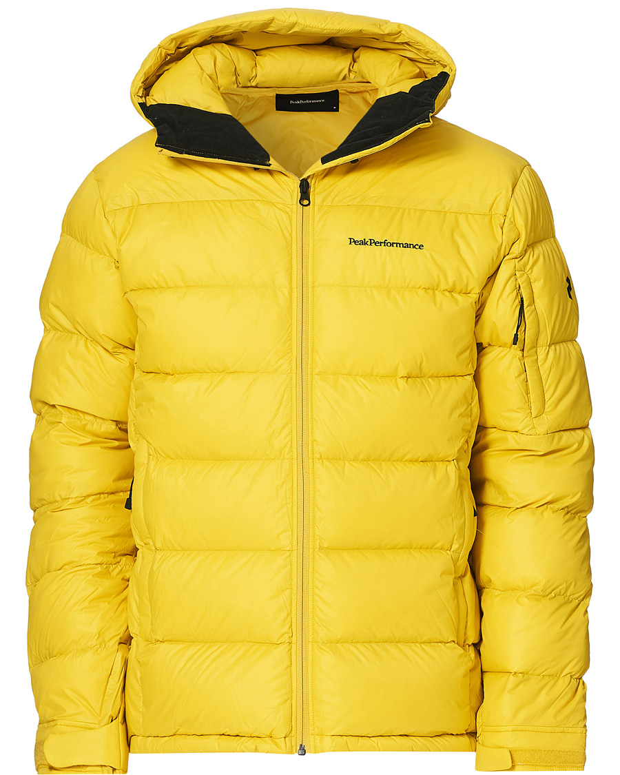 Herren | Jacken | Peak Performance | Frost Down Hooded Jacket Trek Yellow