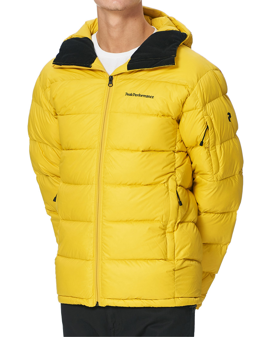 Herren | Jacken | Peak Performance | Frost Down Hooded Jacket Trek Yellow