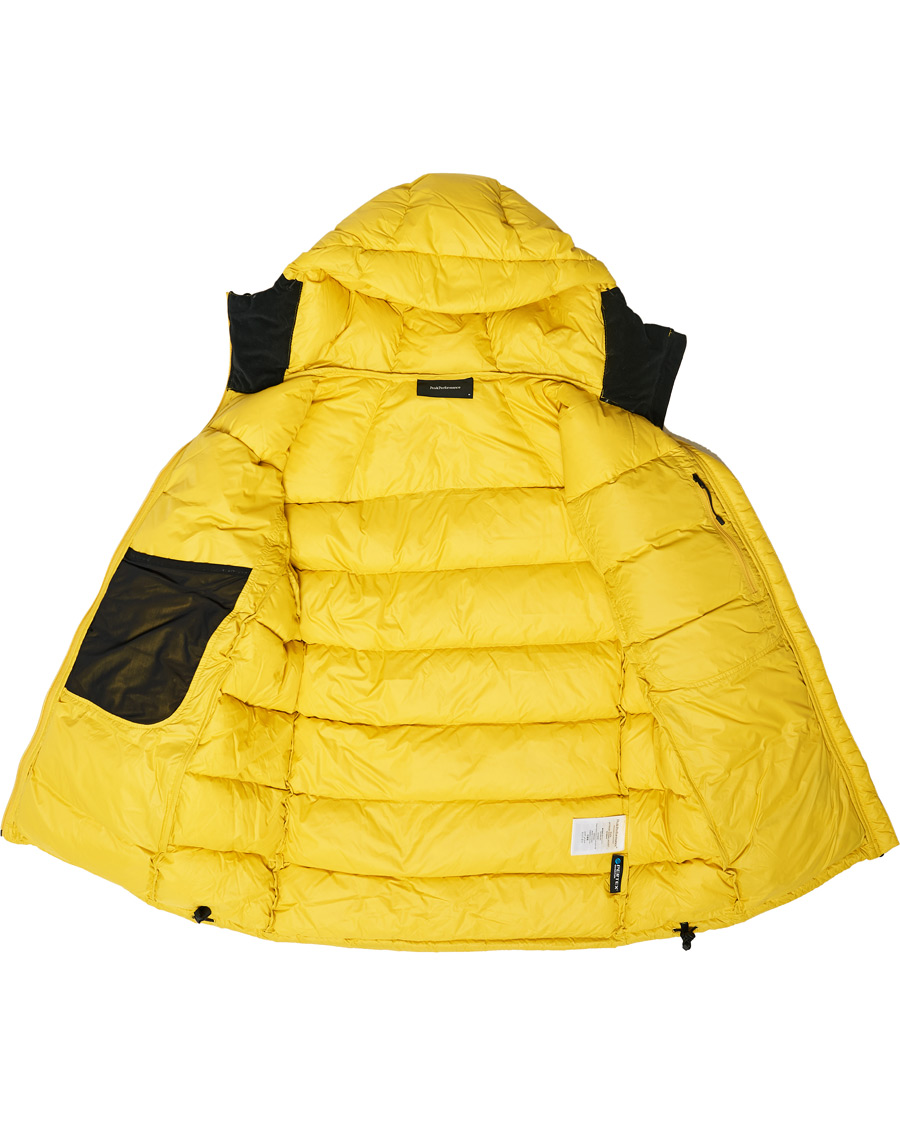 Herren | Jacken | Peak Performance | Frost Down Hooded Jacket Trek Yellow