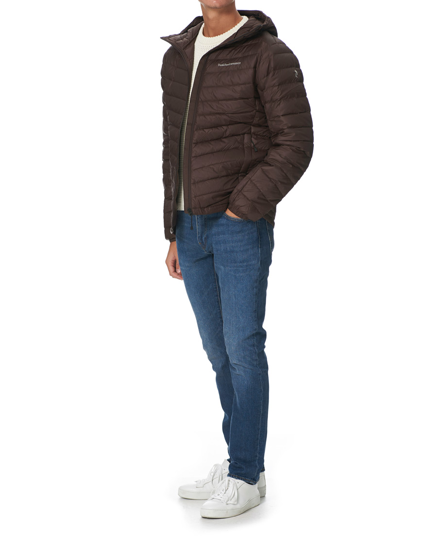Herren | Jacken | Peak Performance | Frost Liner Down Hooded Jacket Ridge Rock