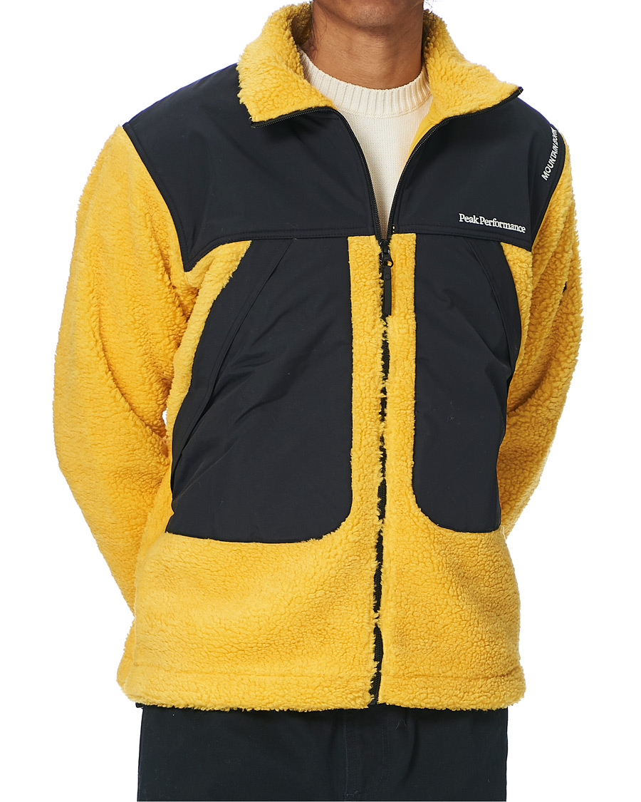 Herren | Jacken | Peak Performance | Vipe 95 Pile Jacket Trek Yellow