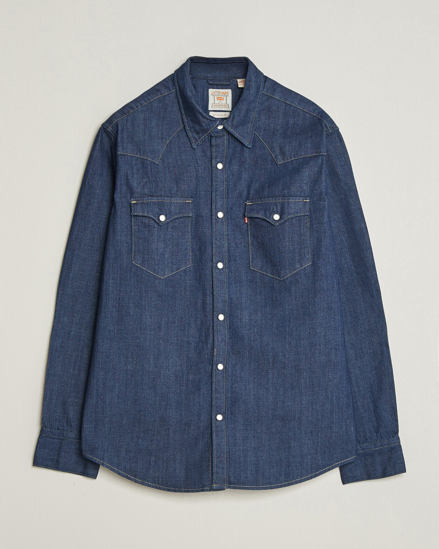 Herren |  | Levi's | Barstow Western Standard Shirt Rinse Marbled