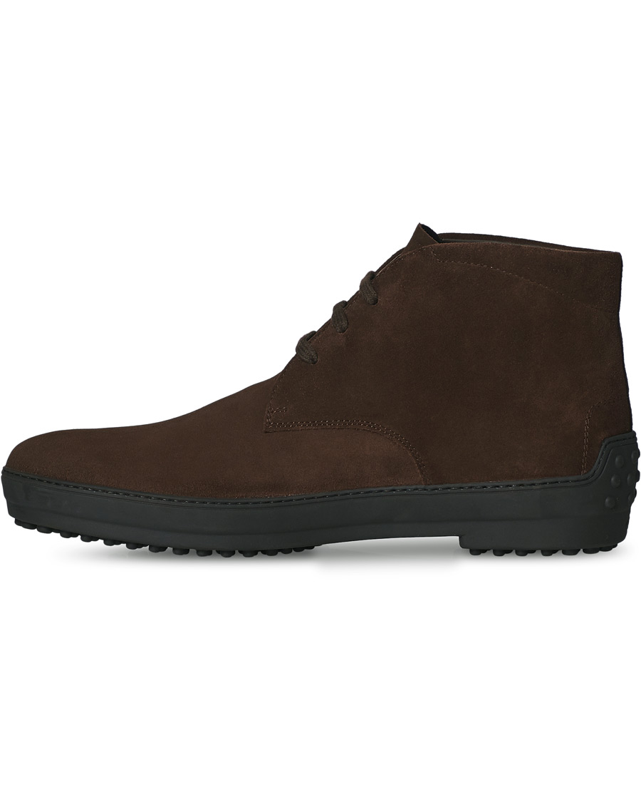 Herren | Tod's Winter Gommini Boots Dark Brown Suede | Tod's | Winter Gommini Boots Dark Brown Suede
