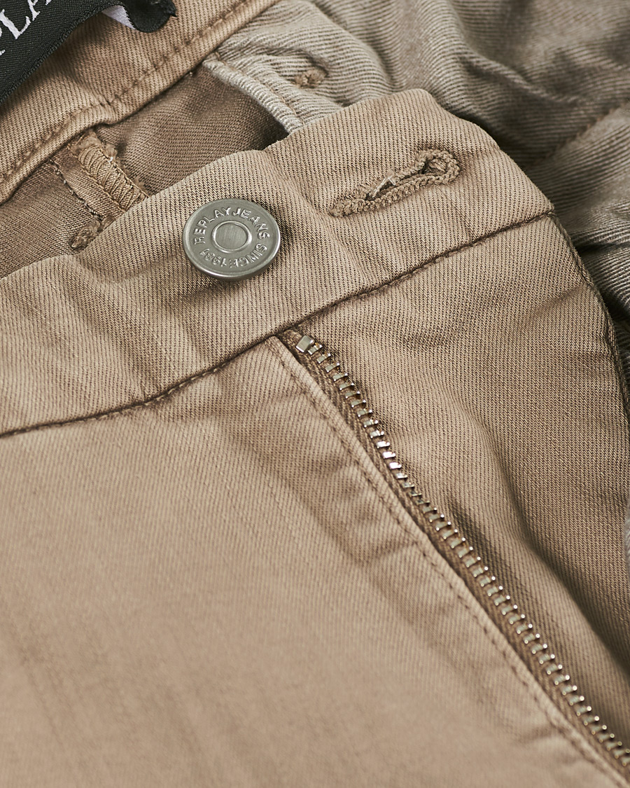 Herren | Hosen | Replay | Benni Hyperflex X-Lite Chinos Walnut
