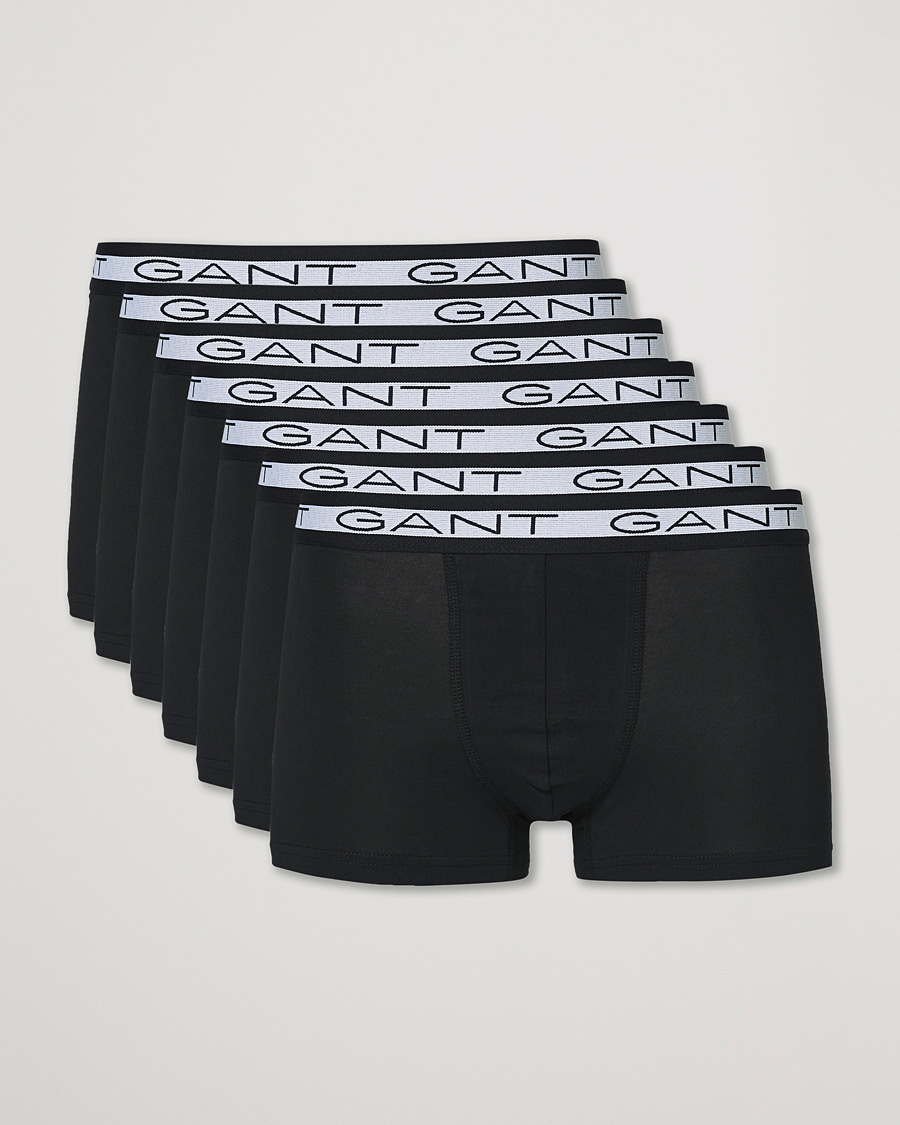 Herren | Unterwäsche | GANT | 7-Pack Trunks Black