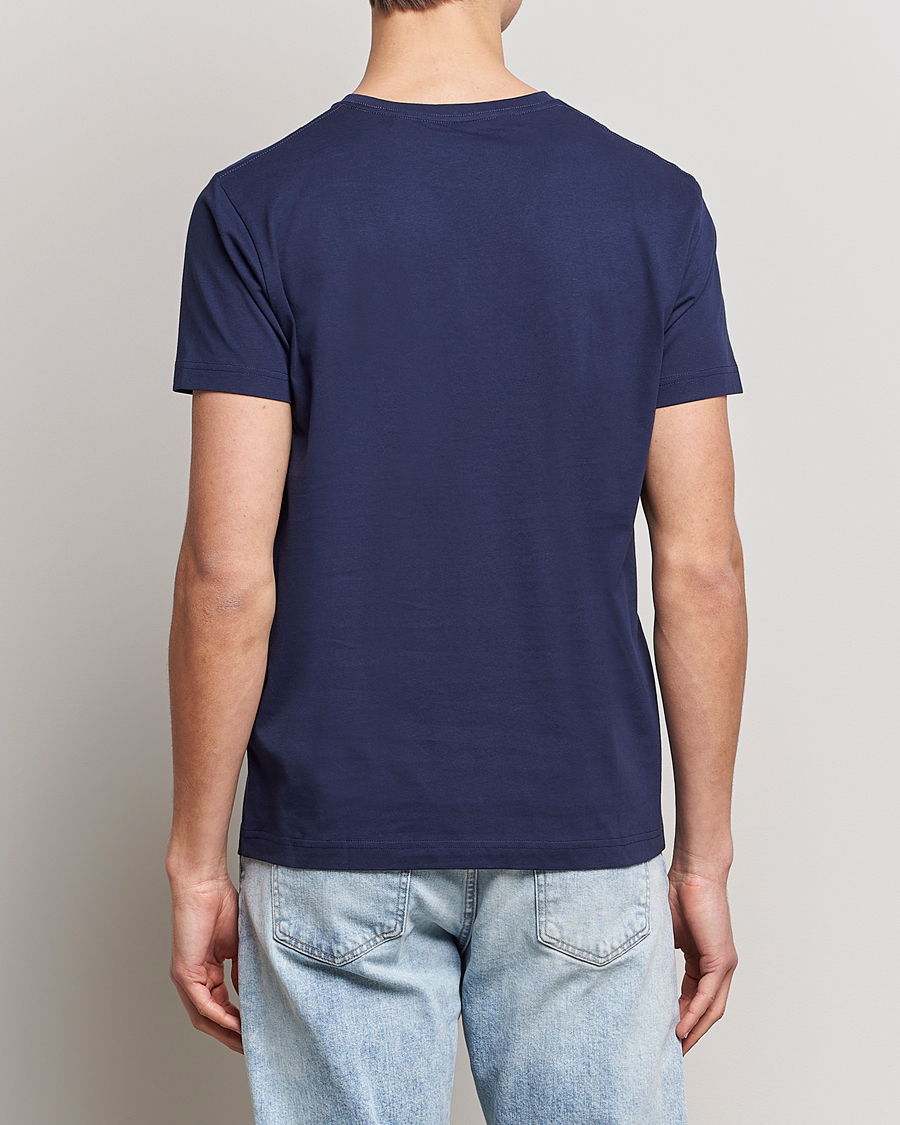 Herren | T-Shirts | GANT | Archive Shield Logo Crew Neck Tee Evening Blue