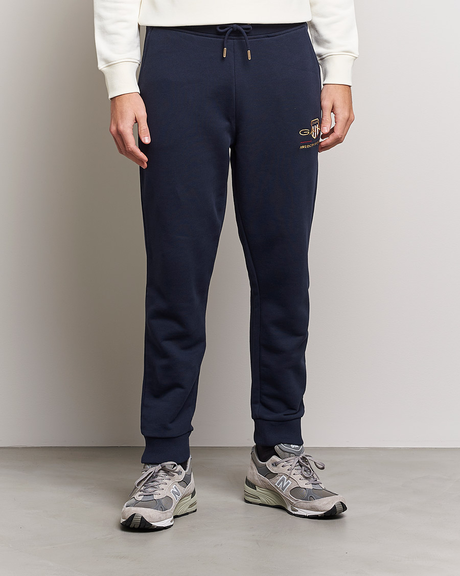 Herren | Hosen | GANT | Archive Shield Sweatpants Evening Blue