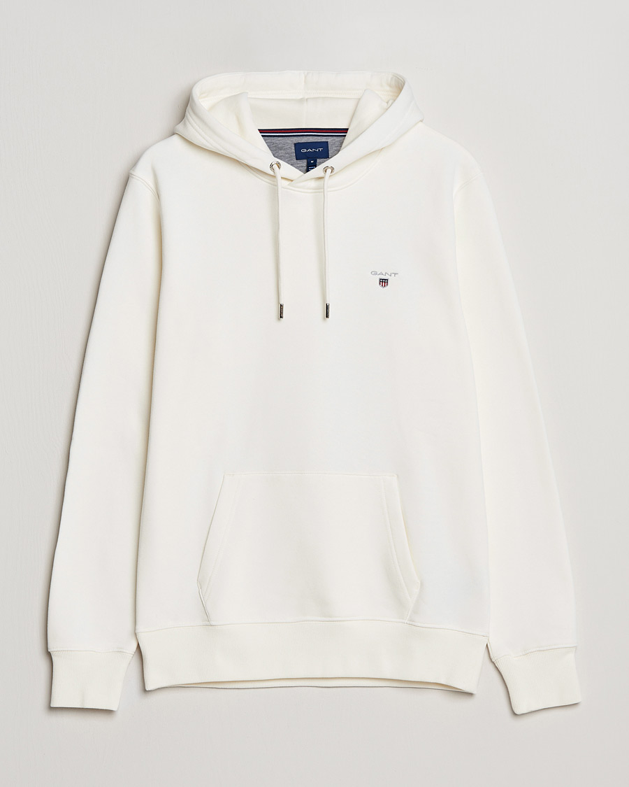 Herren | Pullover | GANT | Original Shield Logo Hoodie Eggshell