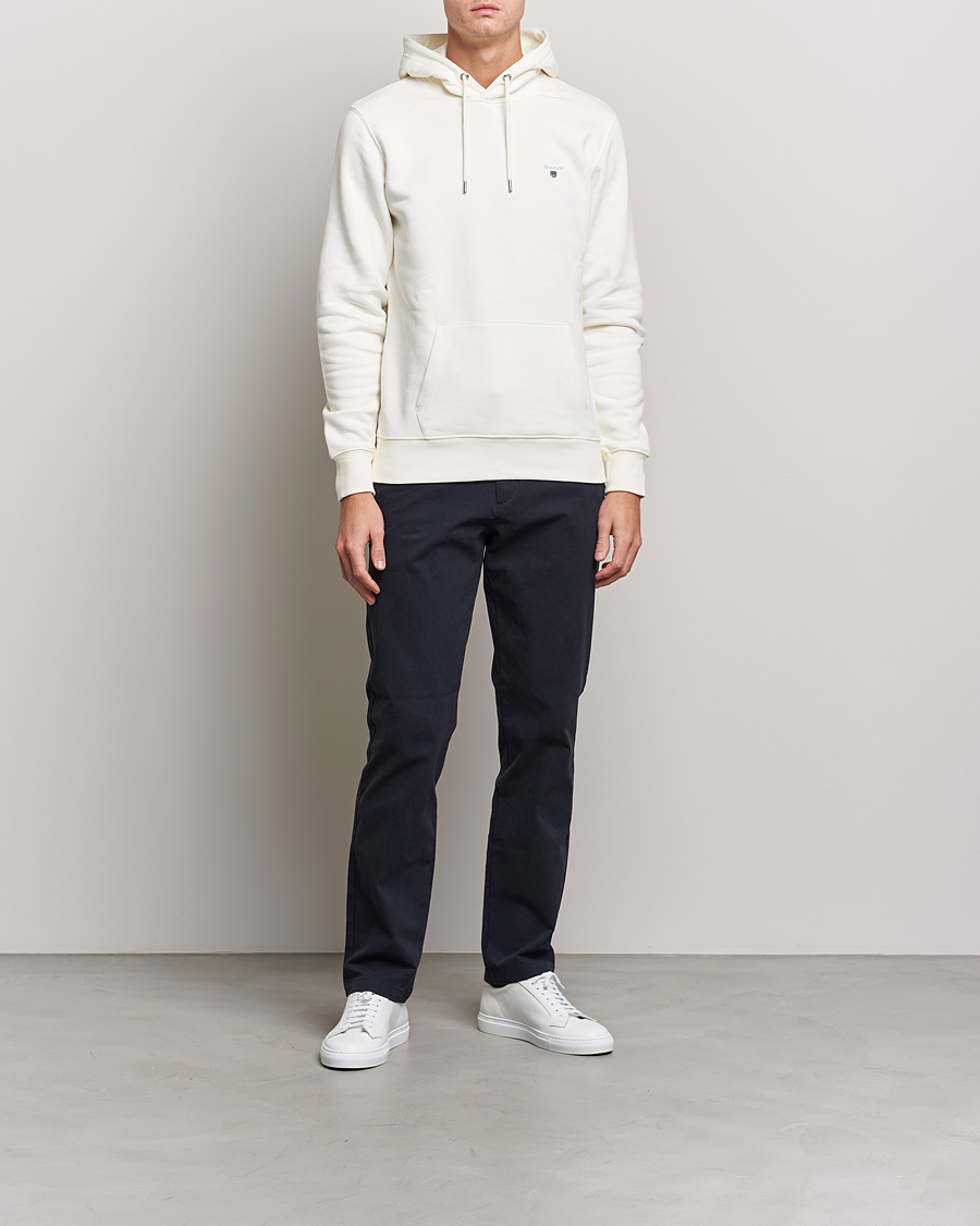 Herren | Pullover | GANT | Original Shield Logo Hoodie Eggshell
