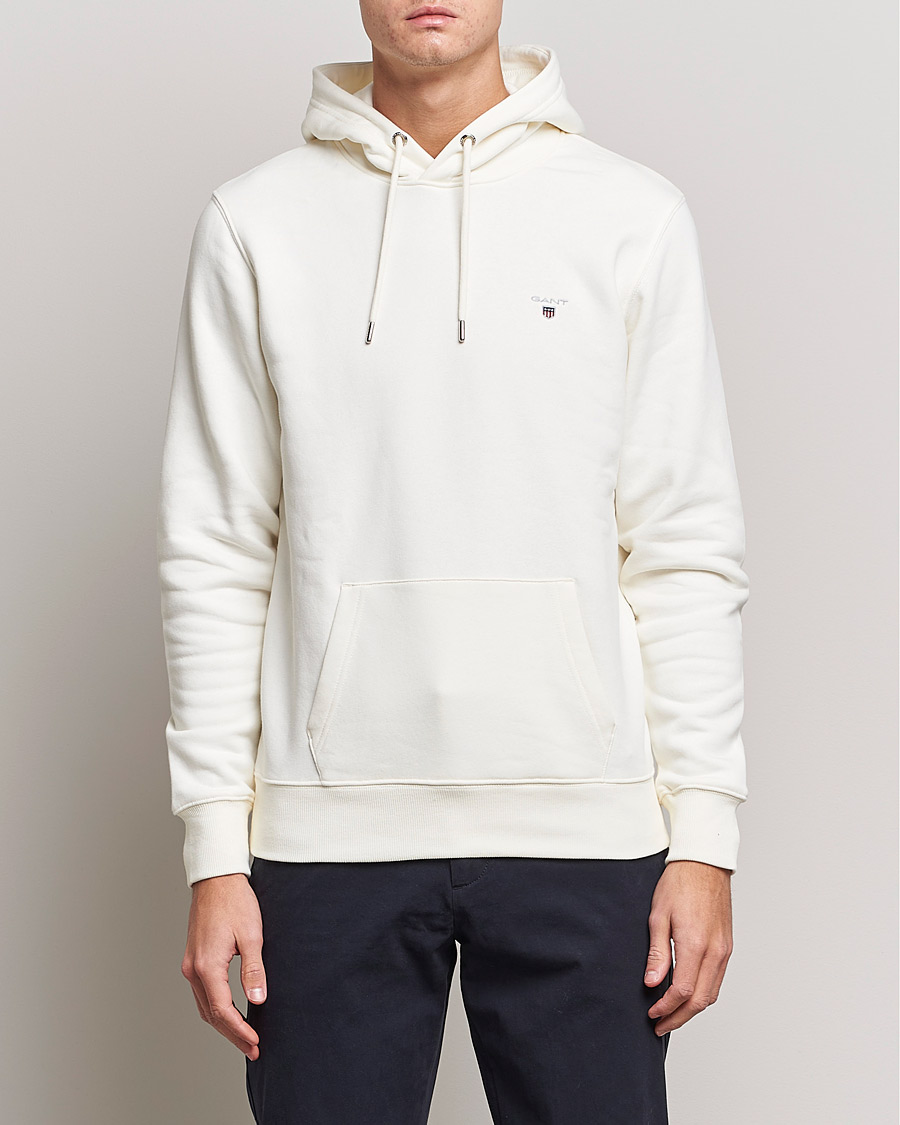 Herren | Pullover | GANT | Original Shield Logo Hoodie Eggshell