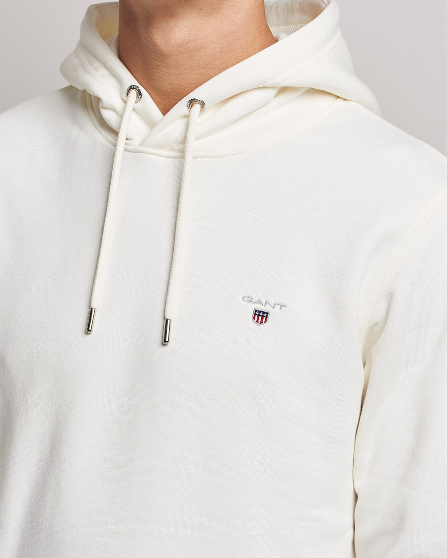 Herren | Pullover | GANT | Original Shield Logo Hoodie Eggshell