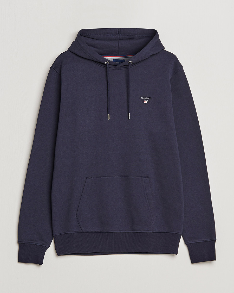 Herren | Pullover | GANT | Original Shield Logo Hoodie Evening Blue
