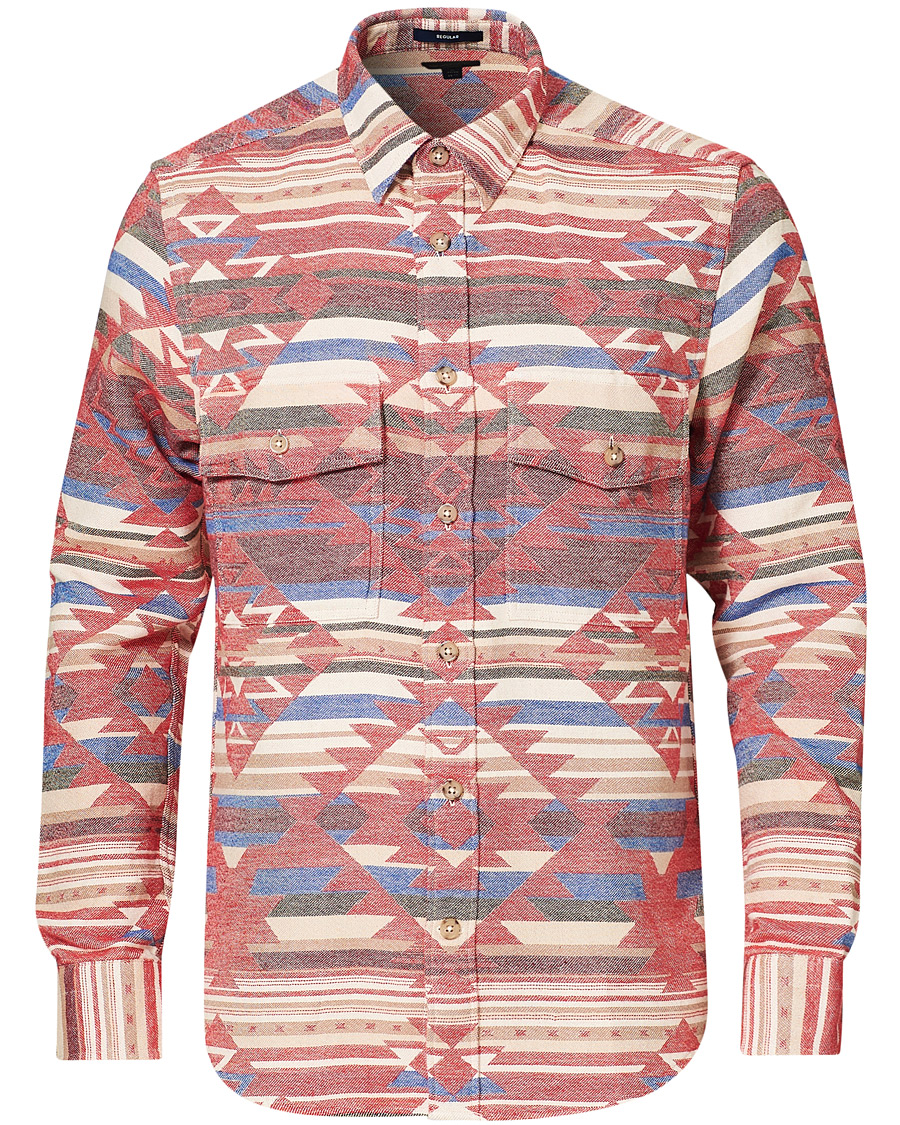 Herren | Hemden | GANT | Regular Fit Geometric Jacquard Shirt Multi