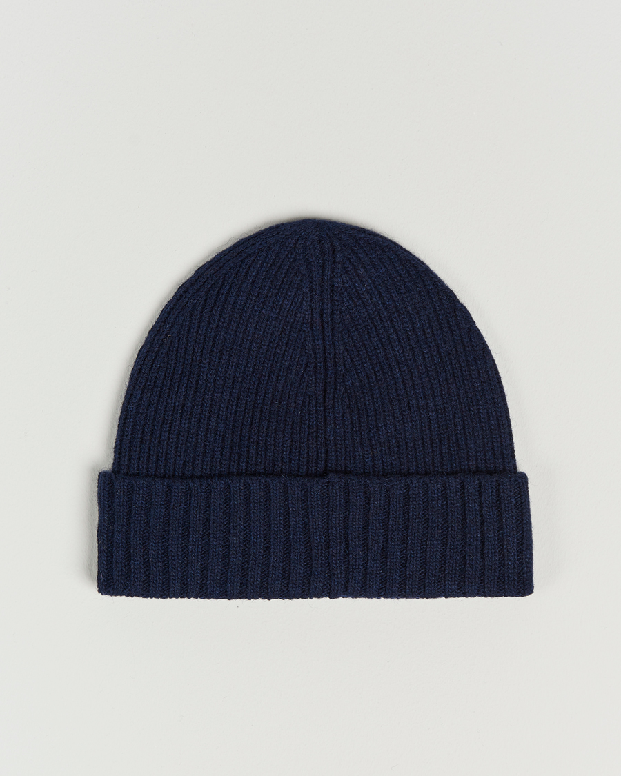 Herren | GANT Wool Lined Beanie Marine | GANT | Wool Lined Beanie Marine
