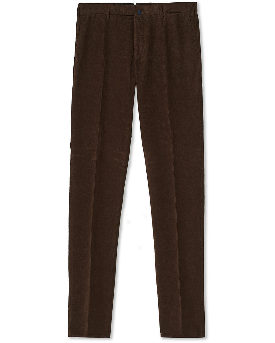 Herren | Hosen | Incotex | Slim Fit Corduroy Trousers Dark Brown