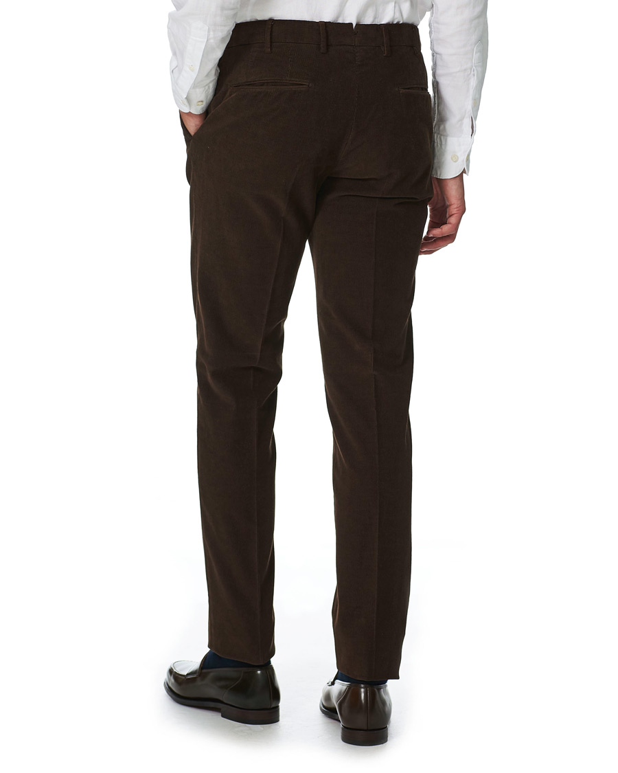 Herren | Hosen | Incotex | Slim Fit Corduroy Trousers Dark Brown