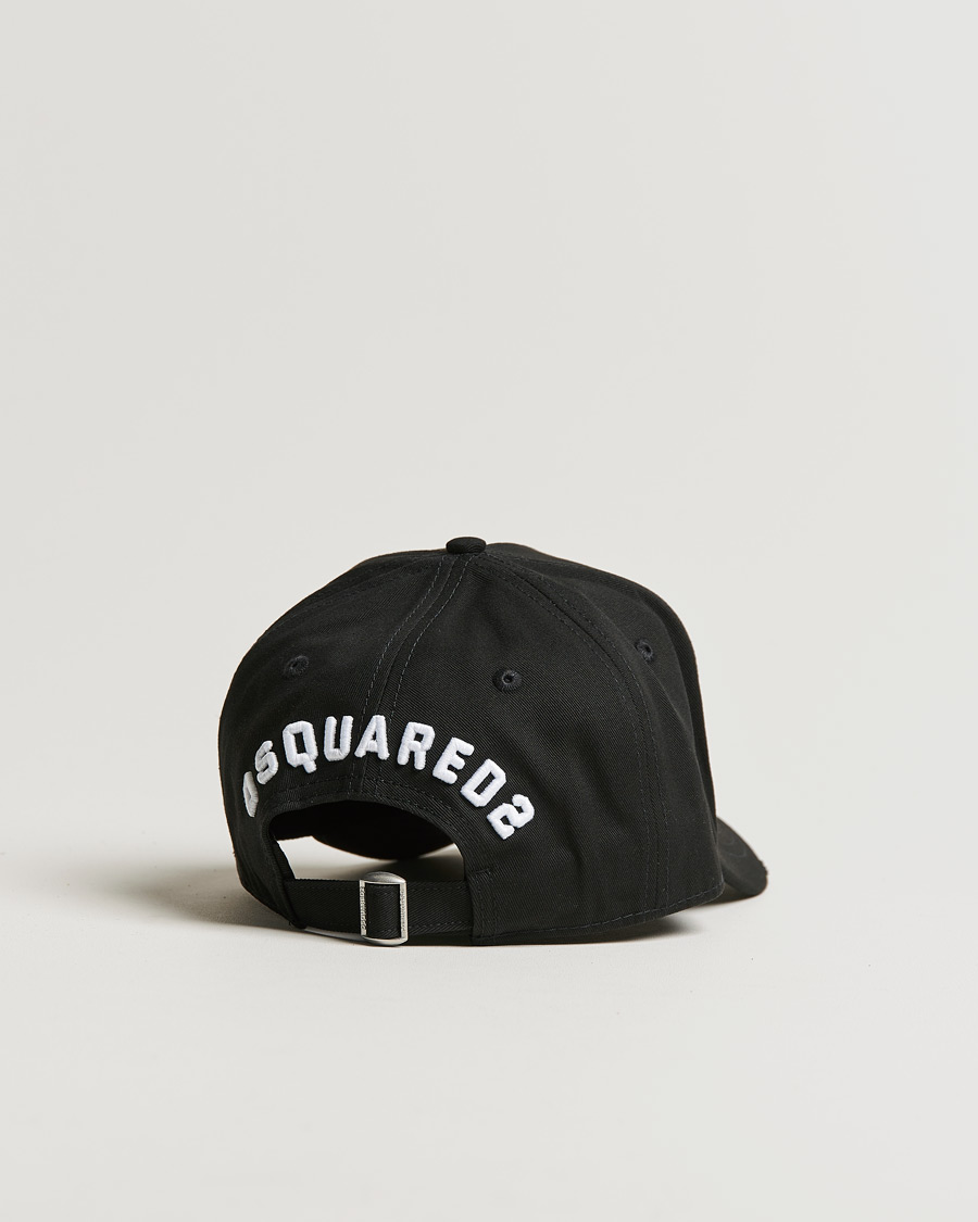 Herren | Dsquared2 Icon Baseball Cap Black/White | Dsquared2 | Icon Baseball Cap Black/White