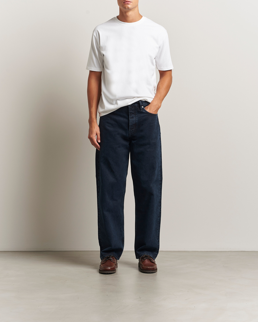 Herren | T-Shirts | Drake's | Short Sleeve Hiking T-Shirt White