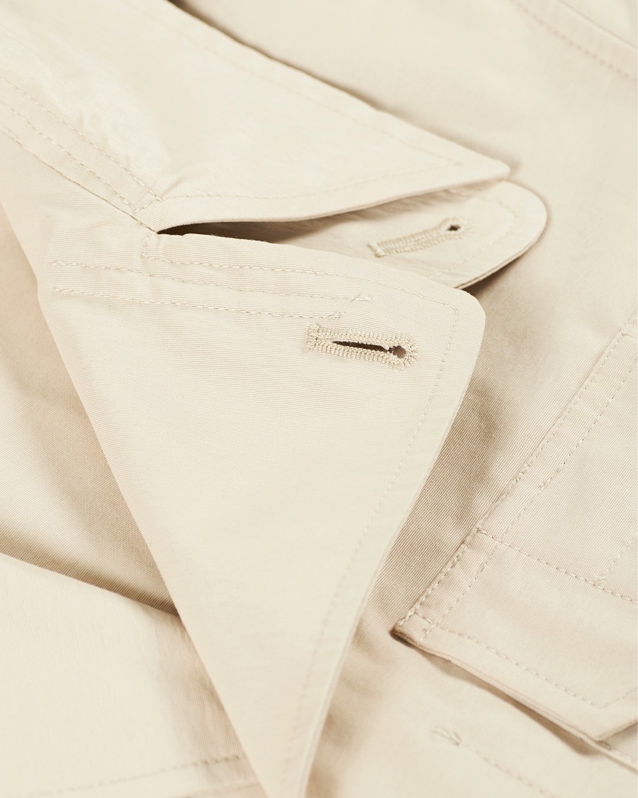 Herren | Jacken | Drake's | Cotton/Nylon Sport Jacket Ecru