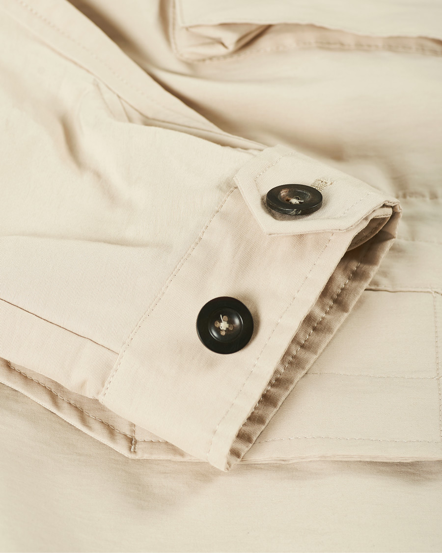 Herren | Jacken | Drake's | Cotton/Nylon Sport Jacket Ecru