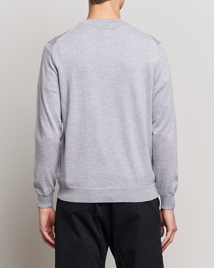 Herren | Pullover | NN07 | Ted Merino Crew Neck Pullover Light Grey