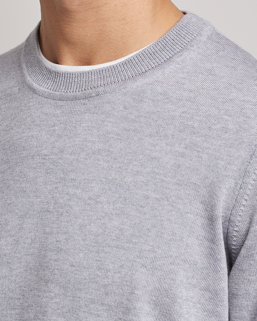 Herren | Pullover | NN07 | Ted Merino Crew Neck Pullover Light Grey