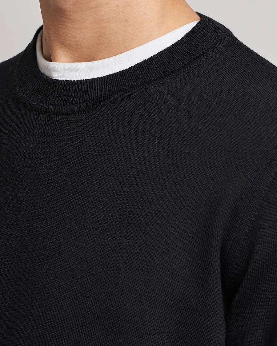 Herren | Pullover | NN07 | Ted Merino Crew Neck Pullover Black