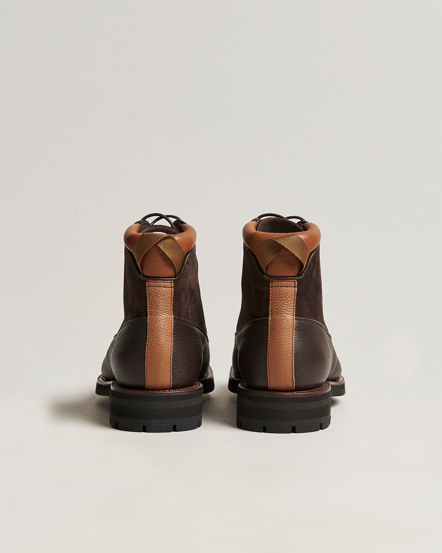 Herren | Heschung Raphia Leather/Suede Boot Moro/Coffee | Heschung | Raphia Leather/Suede Boot Moro/Coffee